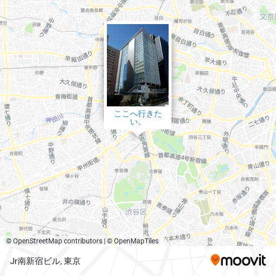 Jr南新宿ビル地図