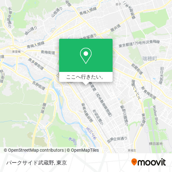 パークサイド武蔵野地図