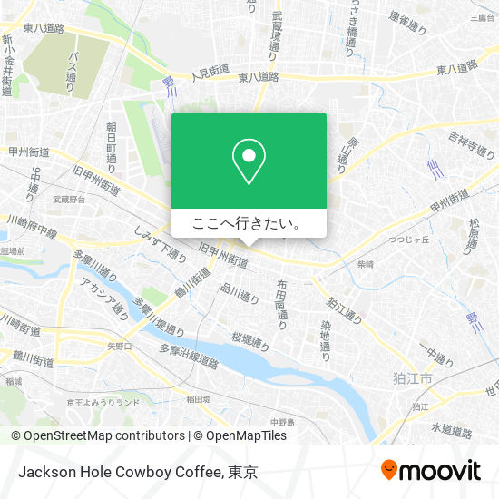Jackson Hole Cowboy Coffee地図