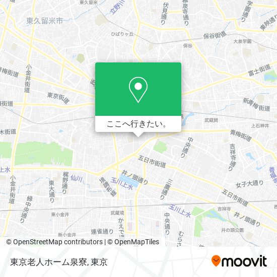 東京老人ホーム泉寮地図