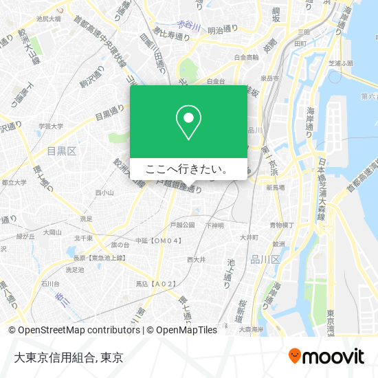 大東京信用組合地図