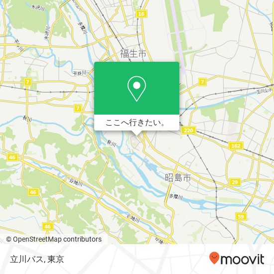 立川バス地図