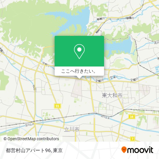 都営村山アパート96地図