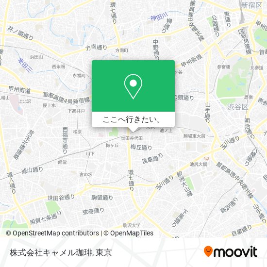 株式会社キャメル珈琲地図