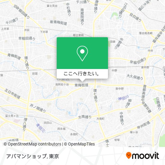 アパマンショップ地図