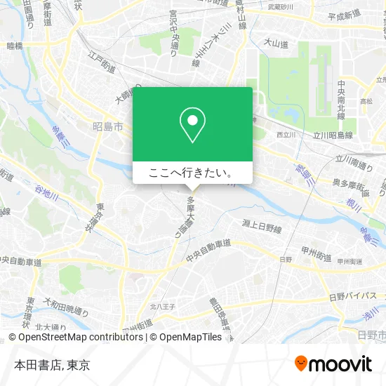 本田書店地図