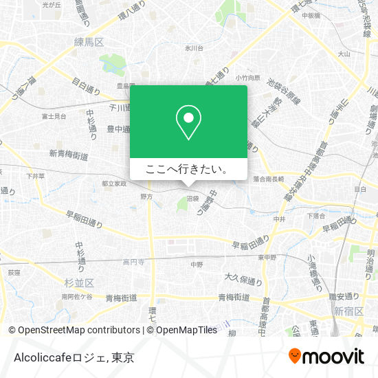 Alcoliccafeロジェ地図