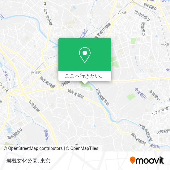 岩槻文化公園地図