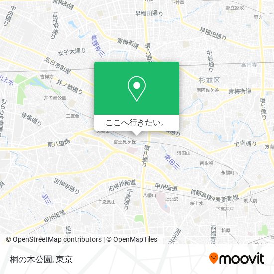 桐の木公園地図