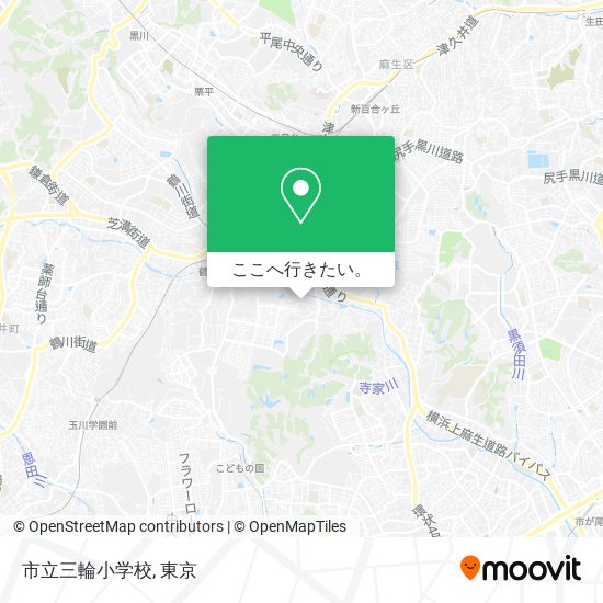 市立三輪小学校地図