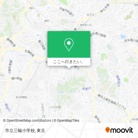 市立三輪小学校地図