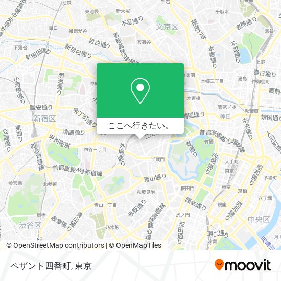 ペザント四番町地図