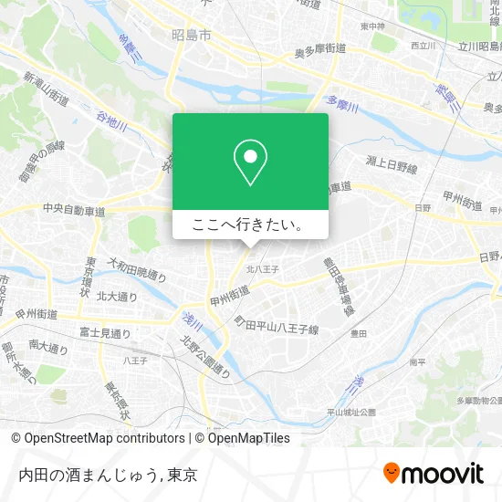 内田の酒まんじゅう地図