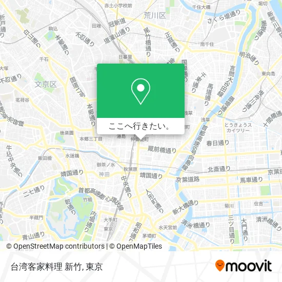 台湾客家料理 新竹地図