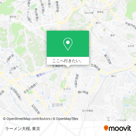 ラーメン大桜地図