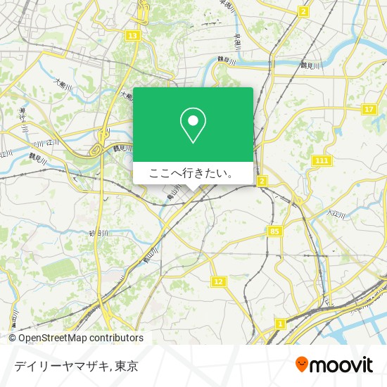 デイリーヤマザキ地図