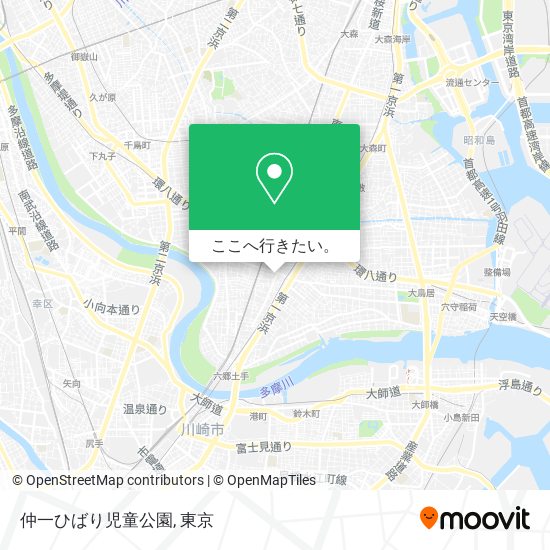 仲一ひばり児童公園地図