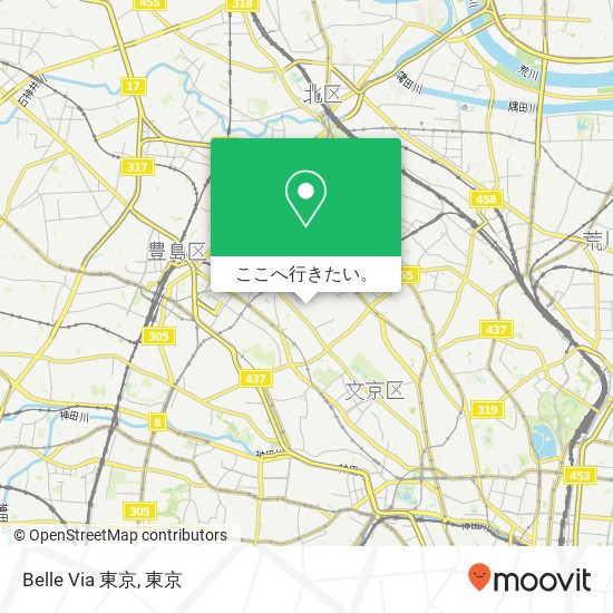 Belle Via 東京地図