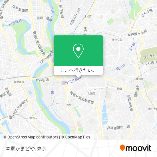 本家かまどや地図