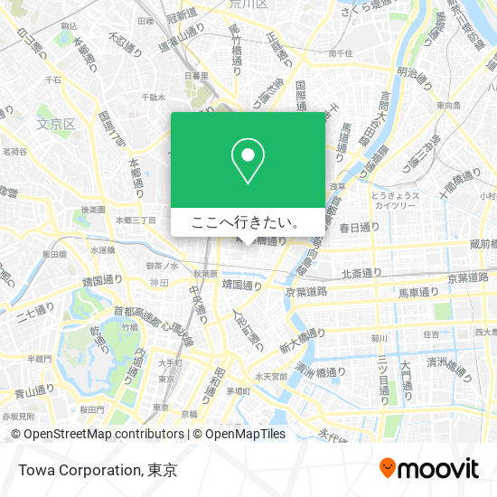 Towa Corporation地図