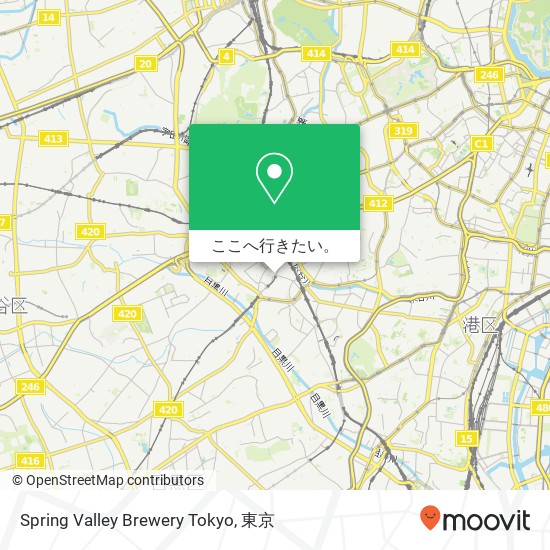 Spring Valley Brewery Tokyo地図