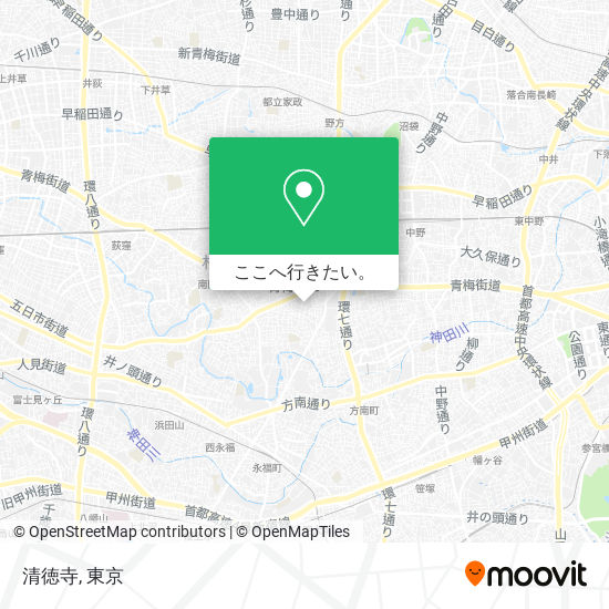 清徳寺地図