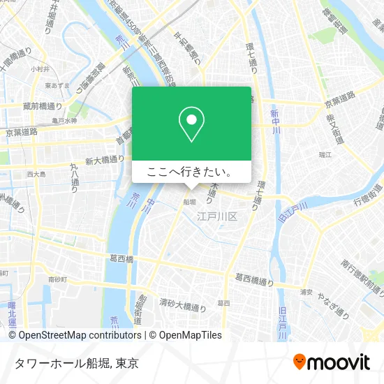 タワーホール船堀地図