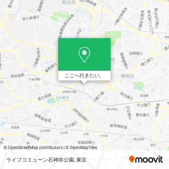 ライフコミューン石神井公園地図