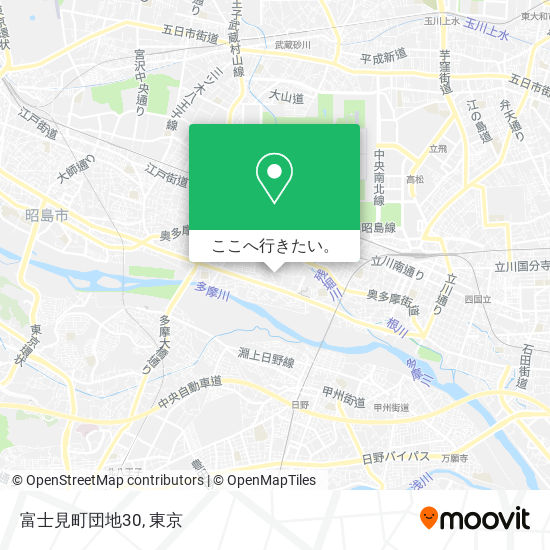 富士見町団地30地図