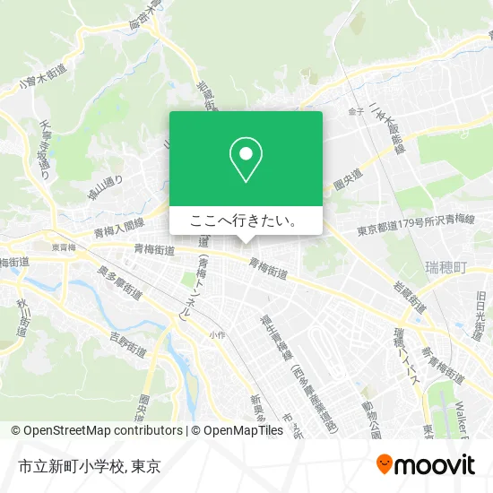 市立新町小学校地図