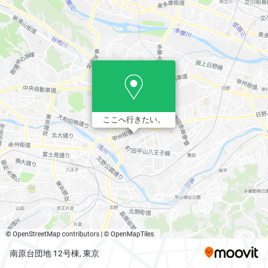 南原台団地 12号棟地図