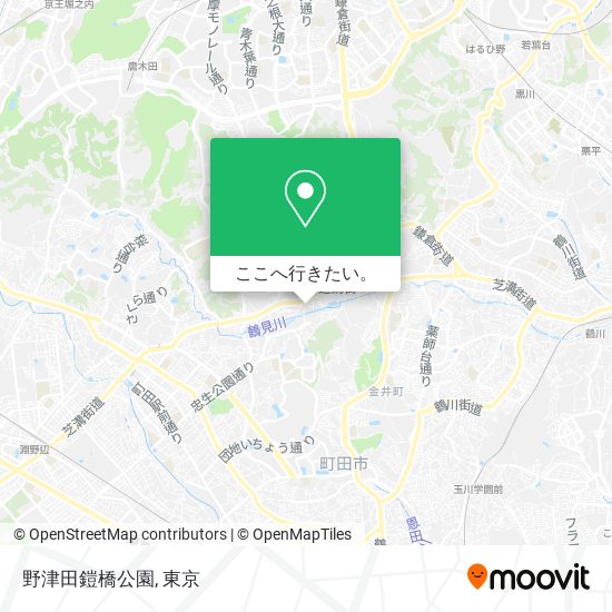 野津田鎧橋公園地図