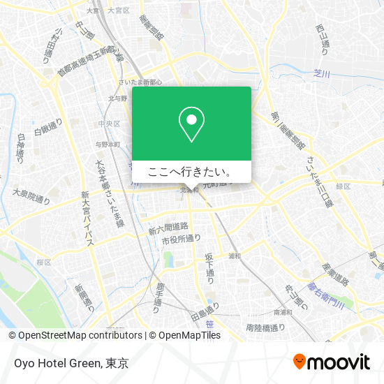 Oyo Hotel Green地図