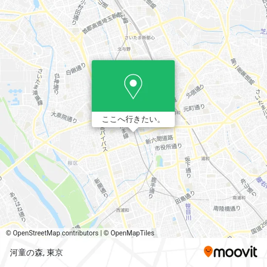 河童の森地図