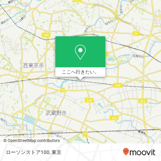 ローソンストア100地図