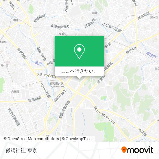 飯縄神社地図