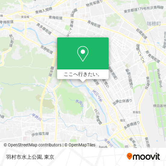 羽村市水上公園地図