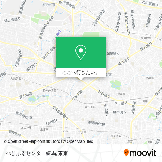 べじふるセンター練馬地図