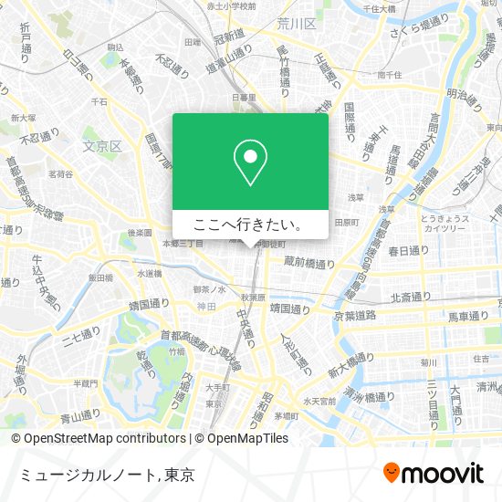 ミュージカルノート地図