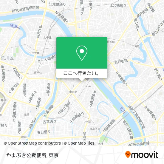 やまぶき公衆便所地図