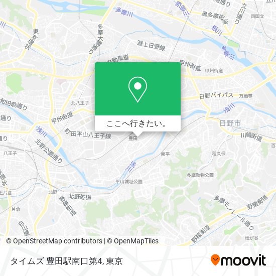 タイムズ 豊田駅南口第4地図