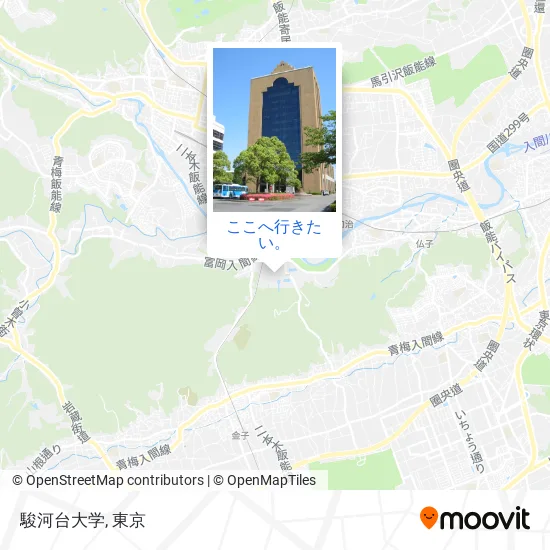 駿河台大学地図