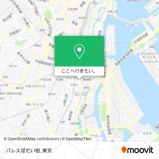 パレスぼだい樹地図