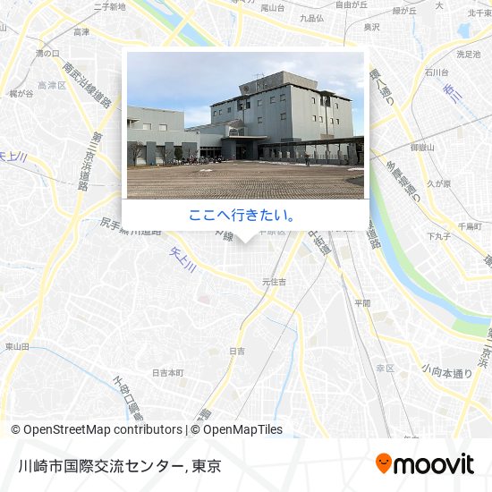 川崎市国際交流センター地図