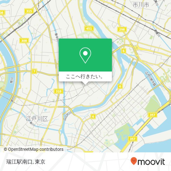 瑞江駅南口地図