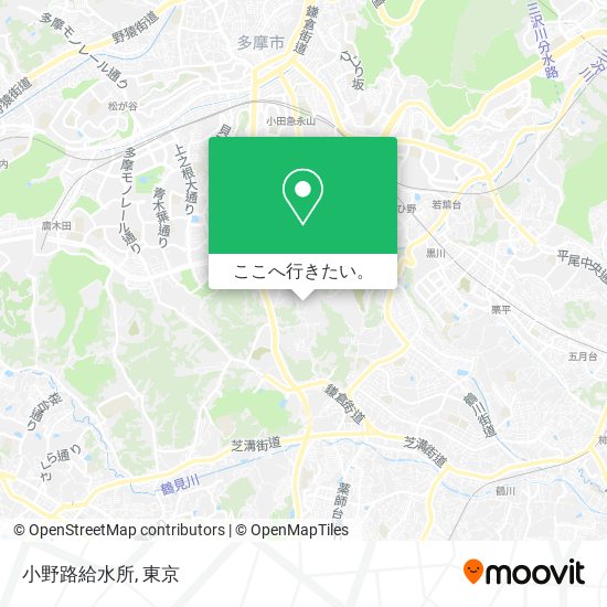 小野路給水所地図