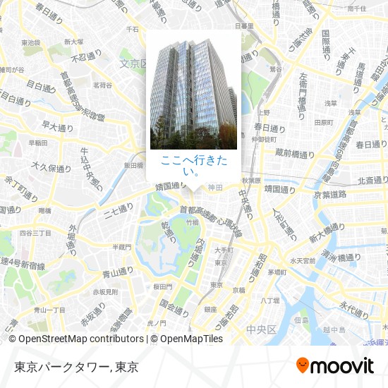 東京パークタワー地図