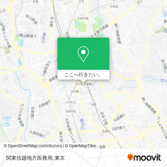 関東信越地方医務局地図