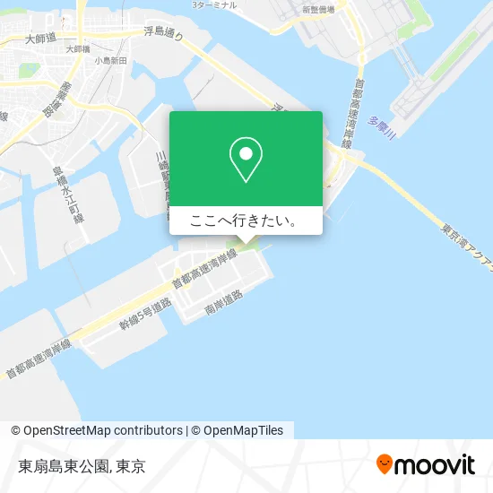東扇島東公園地図