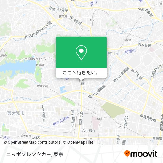 ニッポンレンタカー地図